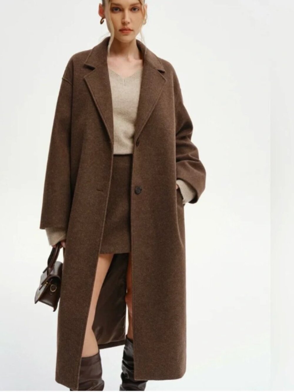 Commense Classic Brown Trench Coat